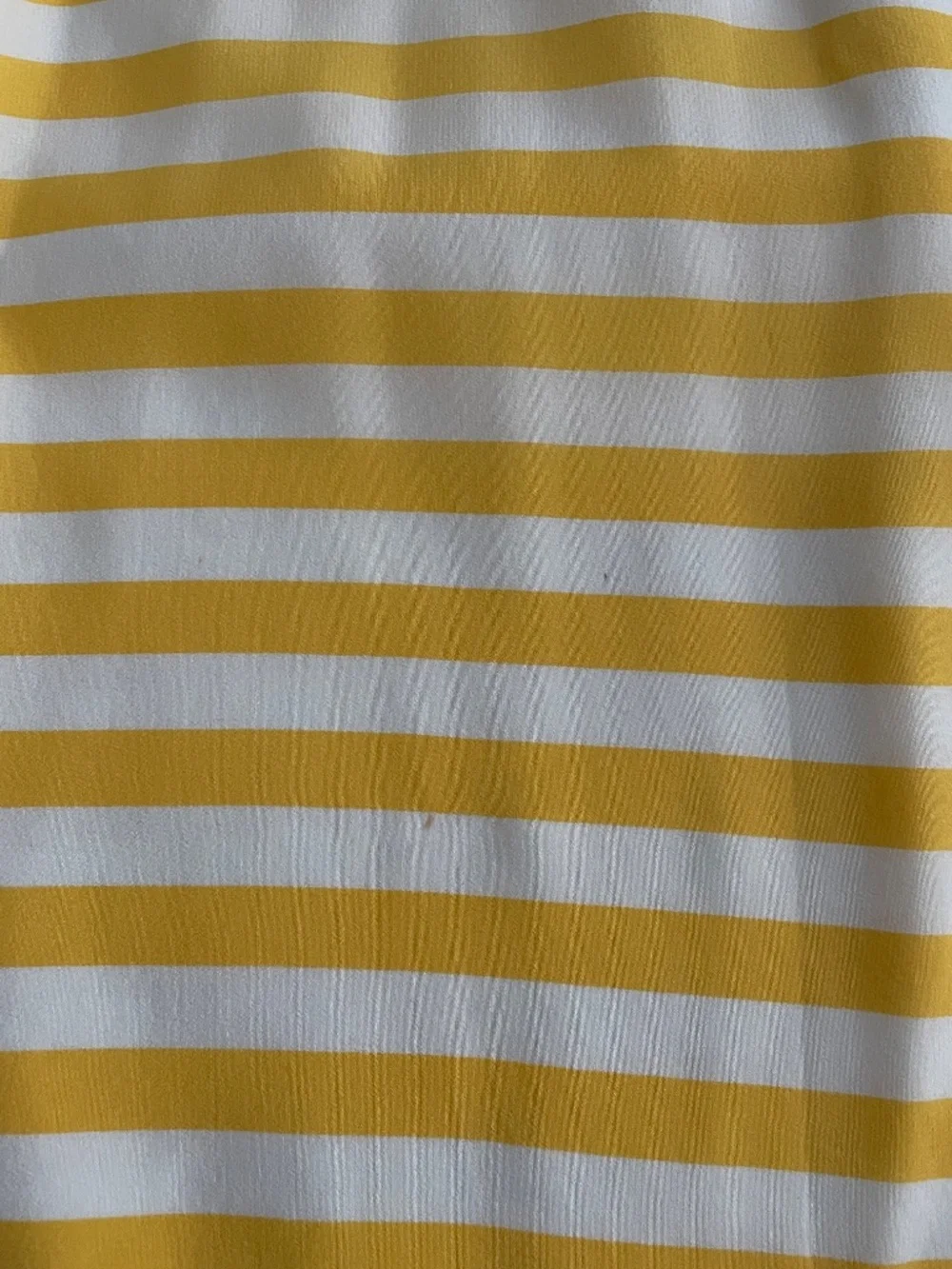 J. Crew Carrie Silk Midi Dress 0 Yellow White Stripe Cami Racerback Side Slit